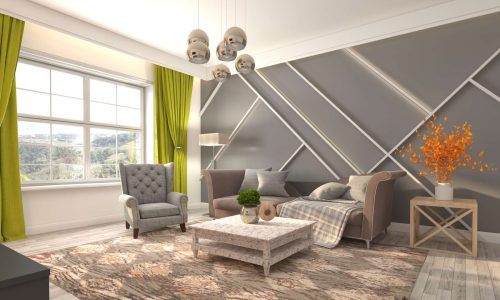 Illustration Living Room Interior